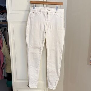Hudson Jeans Women's Cream Skinny Jeans